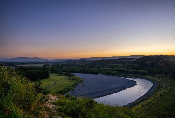 Manawatu River sunset